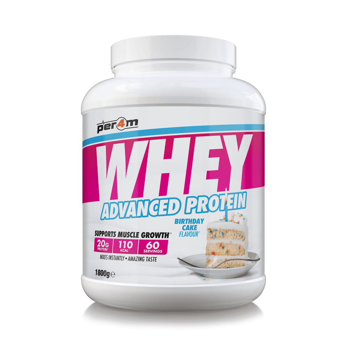 Per4m Whey 1.8kg Birthday Cake