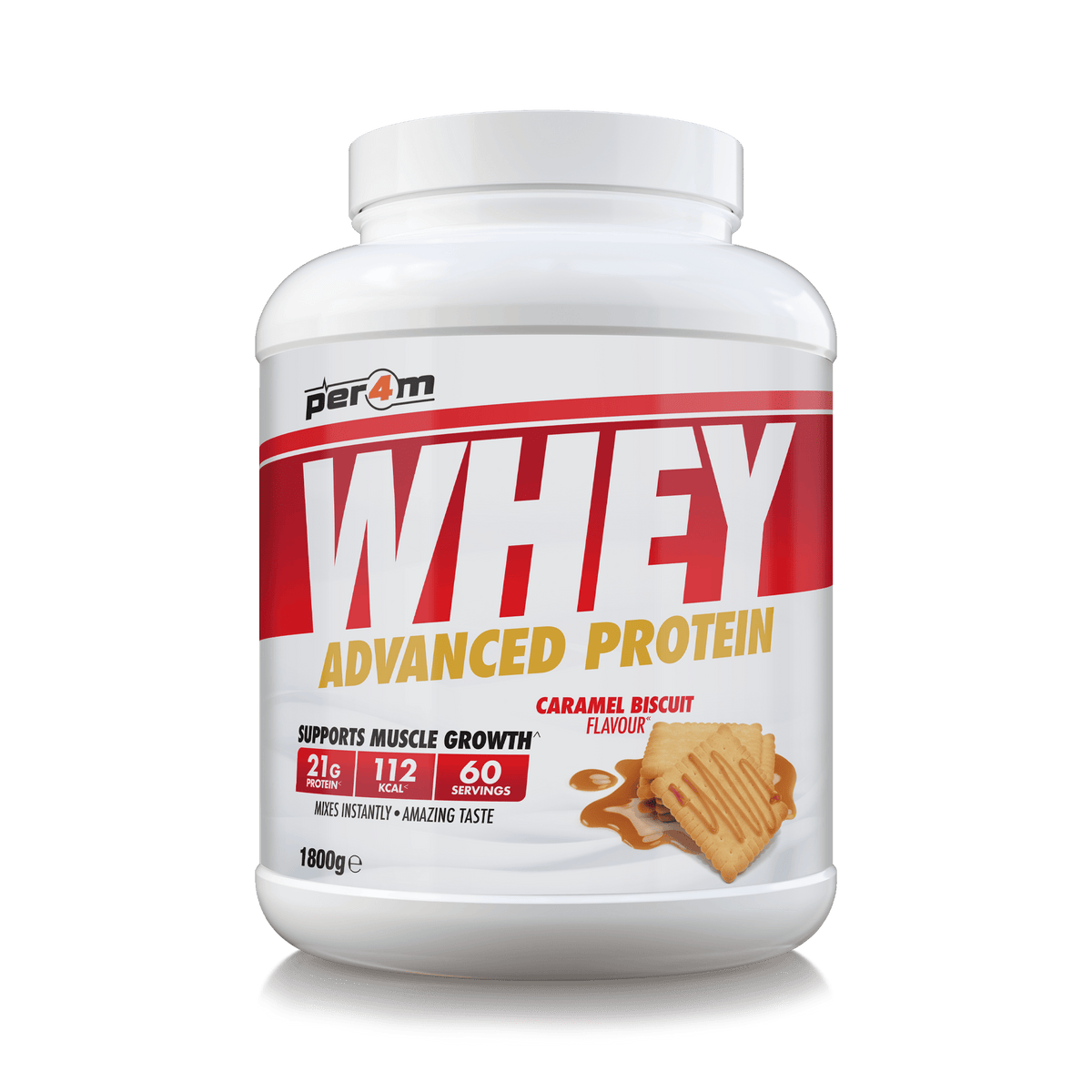 Per4m Whey 1.8kg Caramel Biscuit