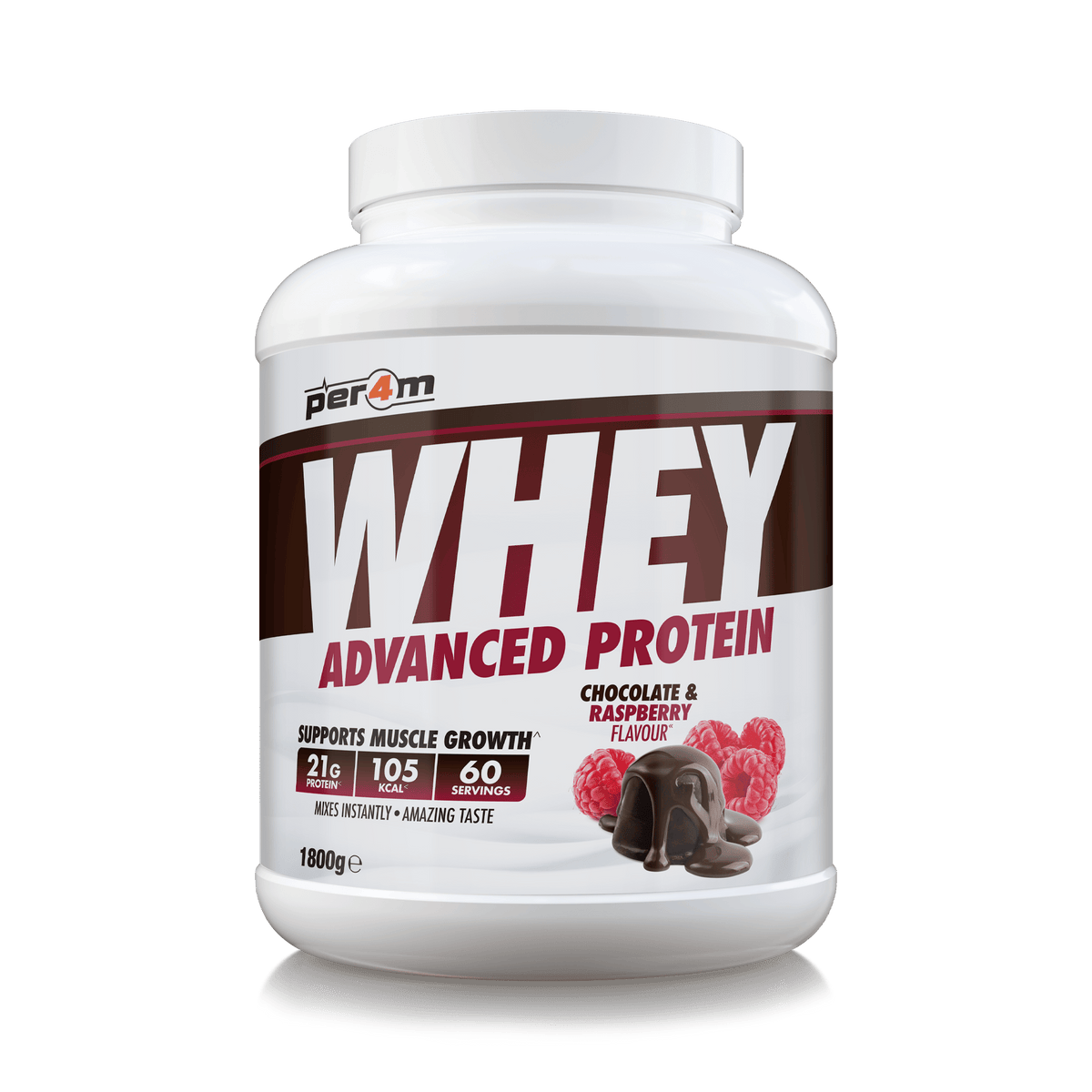 Per4m Whey 1.8kg Chocolate and Raspberry