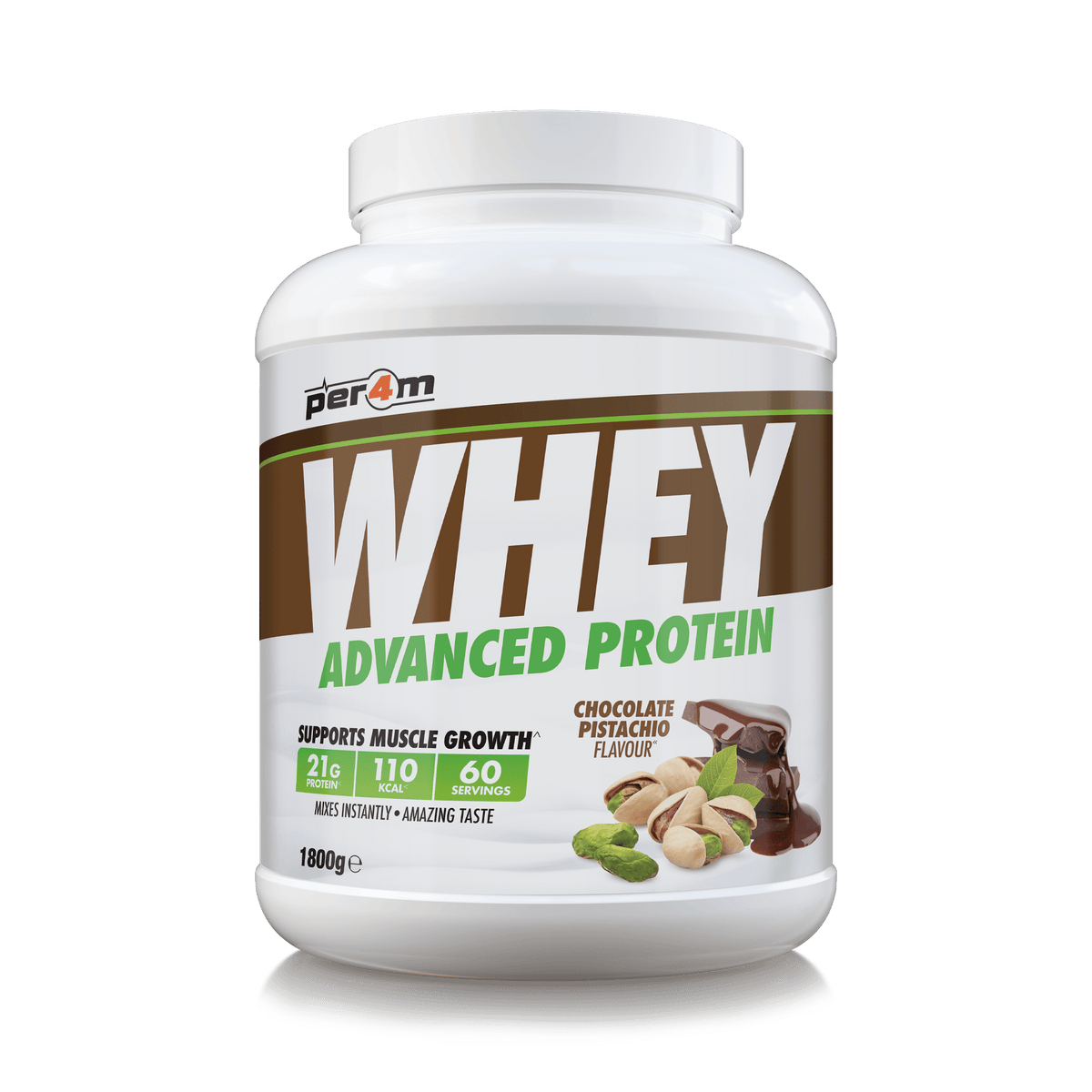 Per4m Whey 1.8kg Chocolate Pistachio