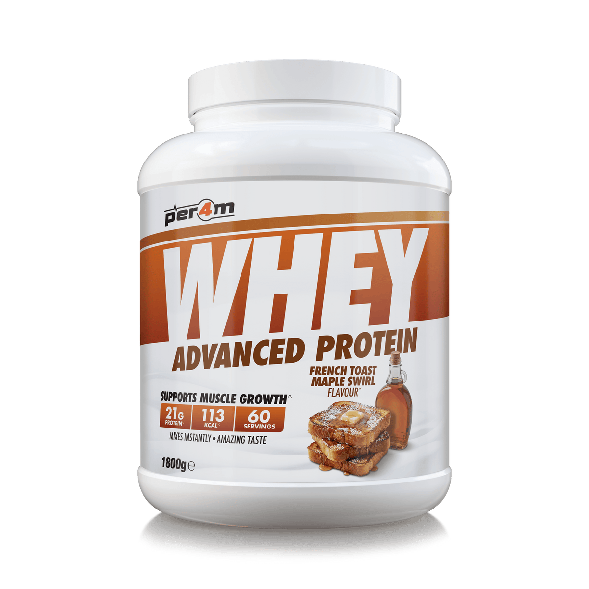 Per4m Whey 1.8kg French Toast Maple Swirl