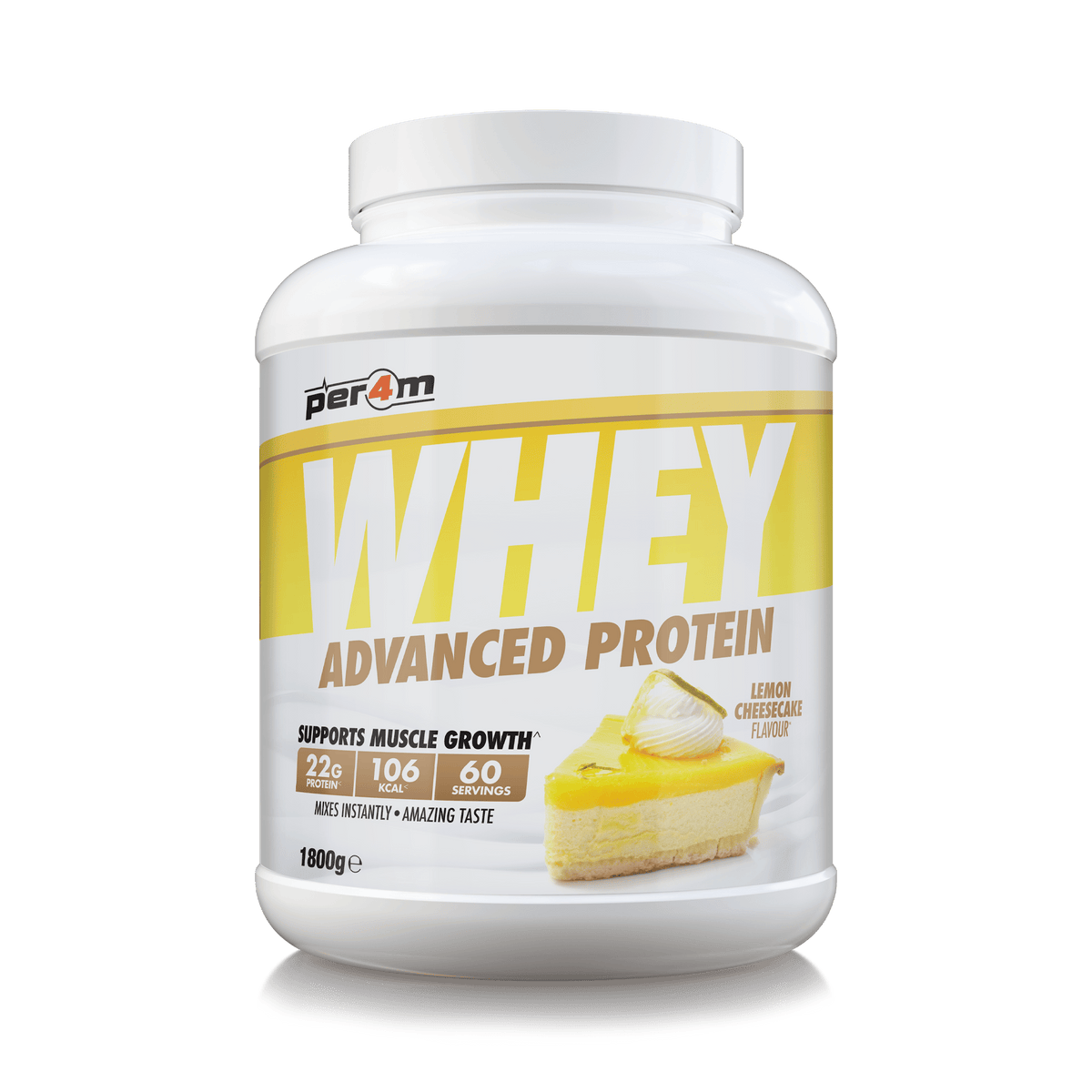 Per4m Whey 1.8kg Lemon Cheesecake