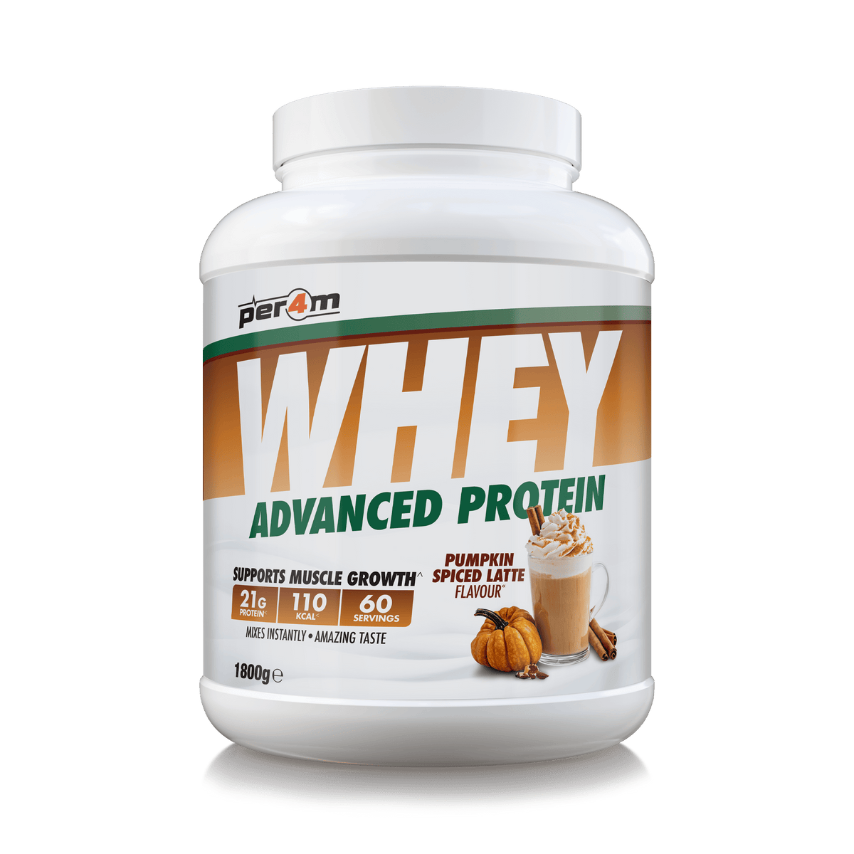 Per4m Whey 1.8kg Pumpkin Spiced Latte