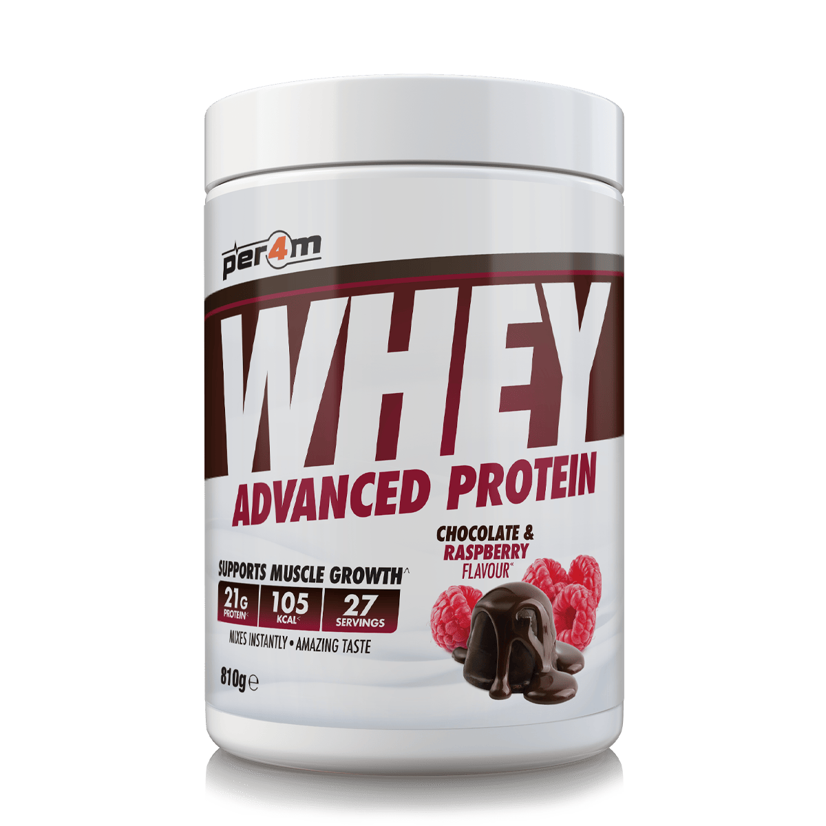Per4m Whey 810g Chocolate and Raspberry