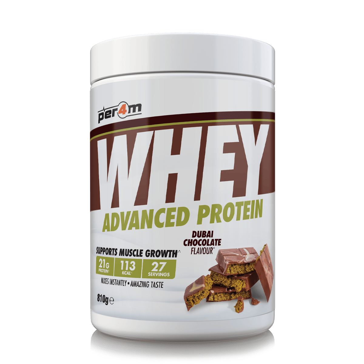 Per4m Whey 810g Dubai Chocolate