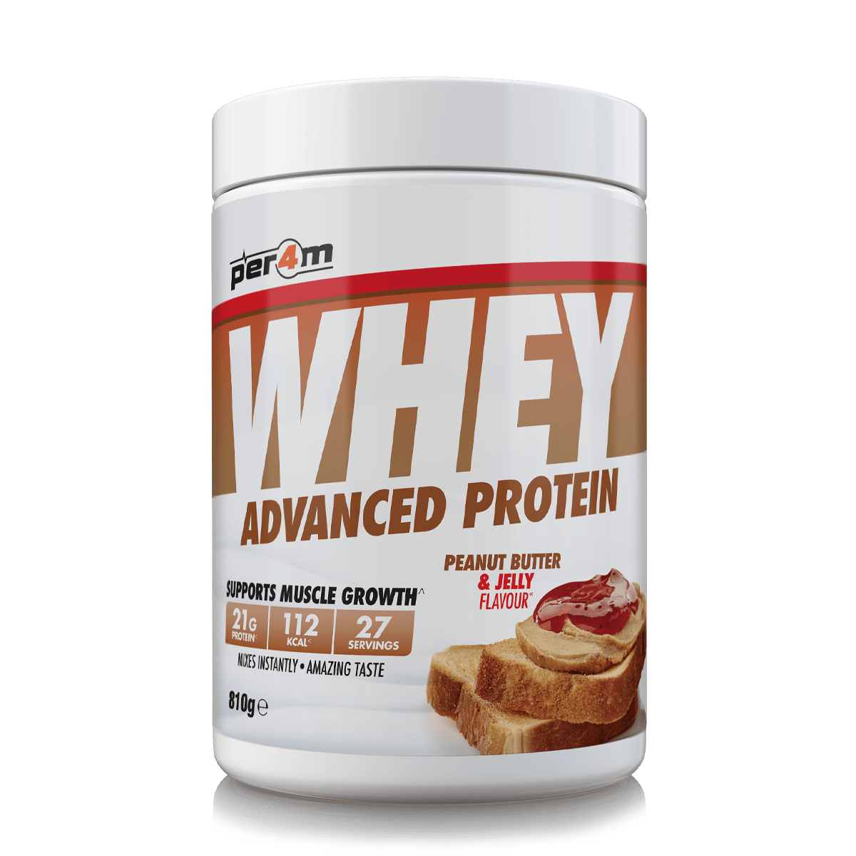 Per4m Whey 810g Peanut Butter & Jelly
