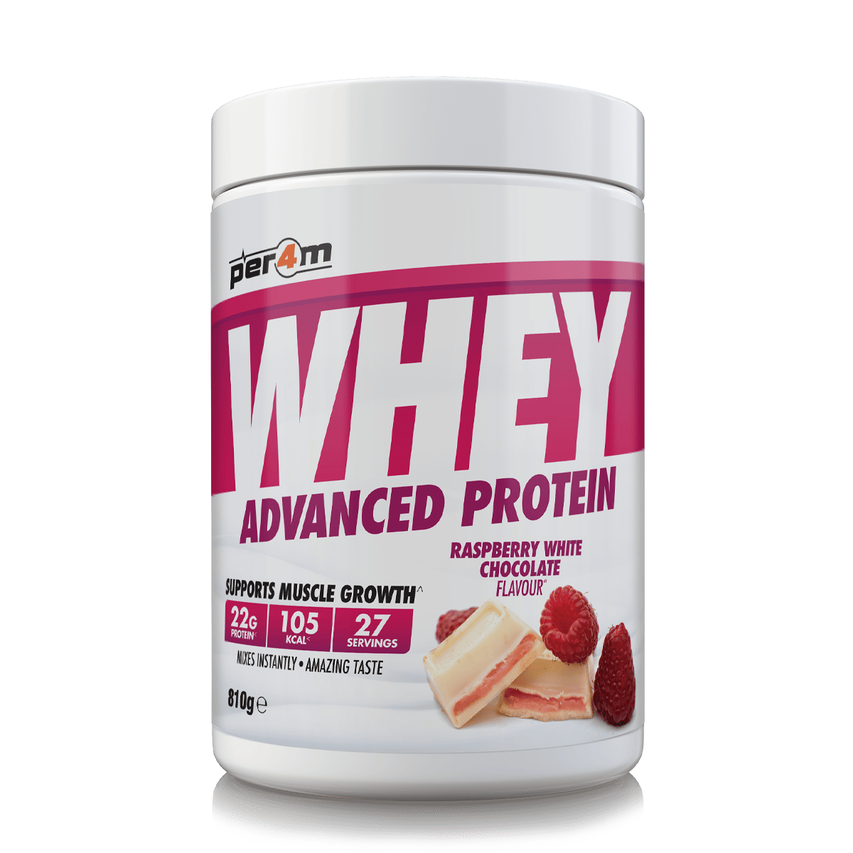 Per4m Whey 810g Raspberry White Chocolate