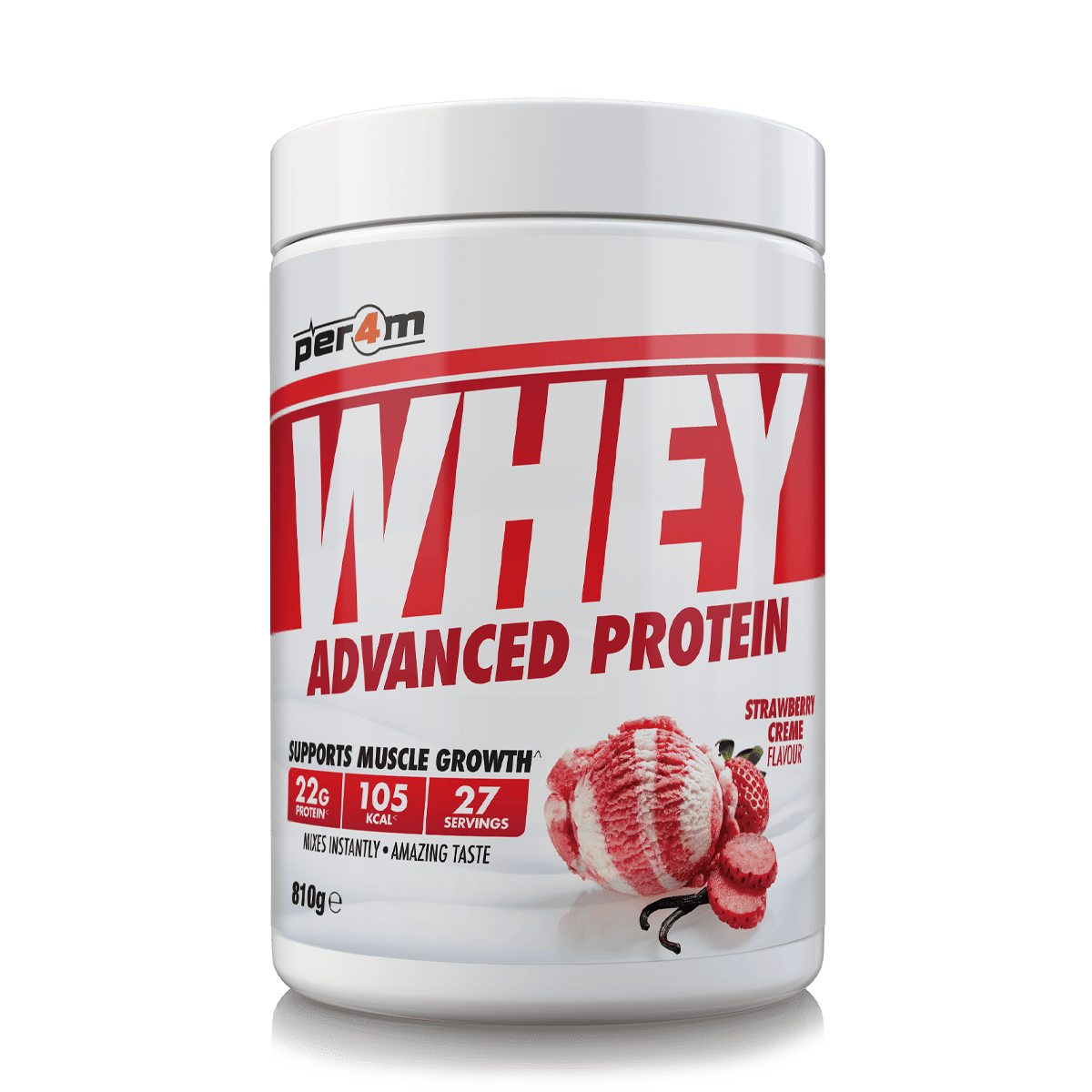 Per4m Whey 810g Strawberry Creme