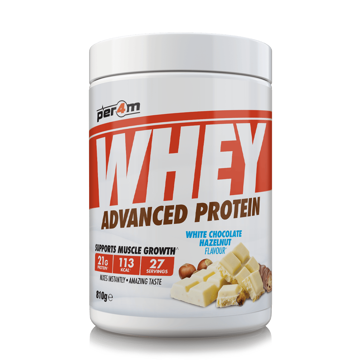 Per4m Whey 810g White Chocolate Hazelnut
