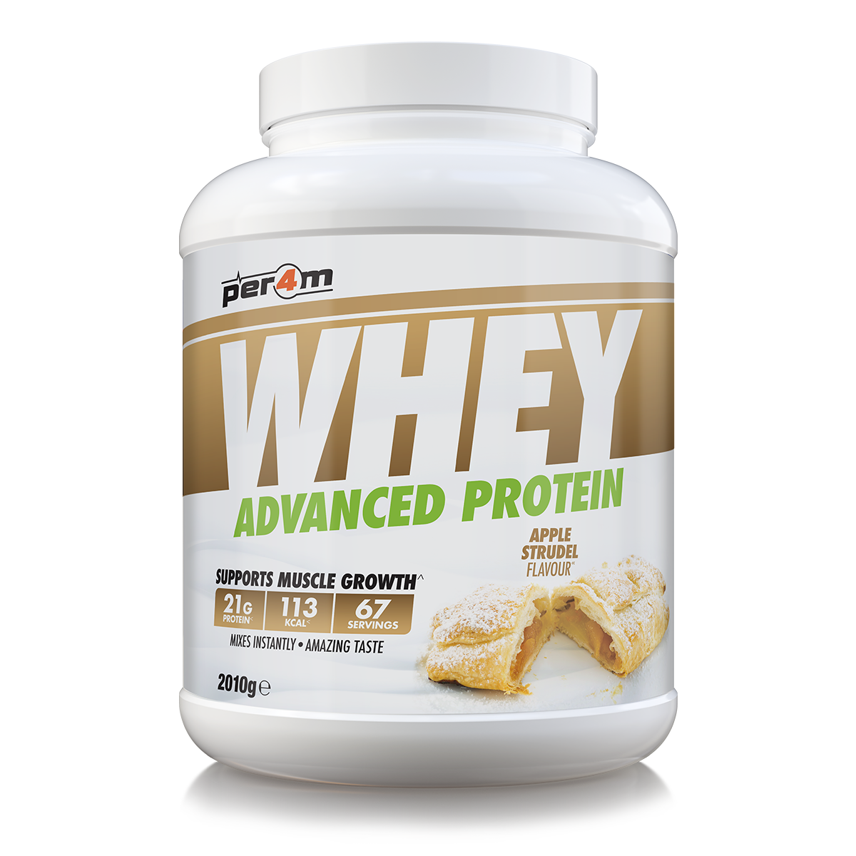 Per4m Whey Advanced Protein Powder Apple Strudel 2kg