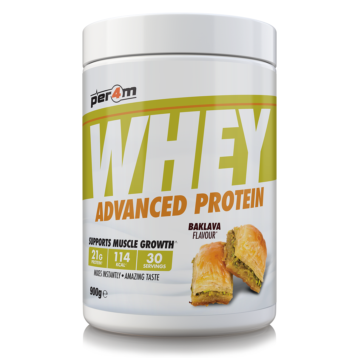 Per4m Whey Advanced Protein Powder Baklava 900g
