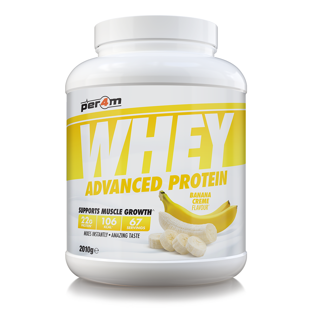 Per4m Whey Advanced Protein Powder Banana Creme 2kg
