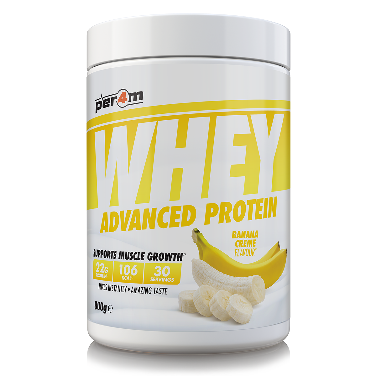 Per4m Whey Advanced Protein Powder Banana Creme 900g
