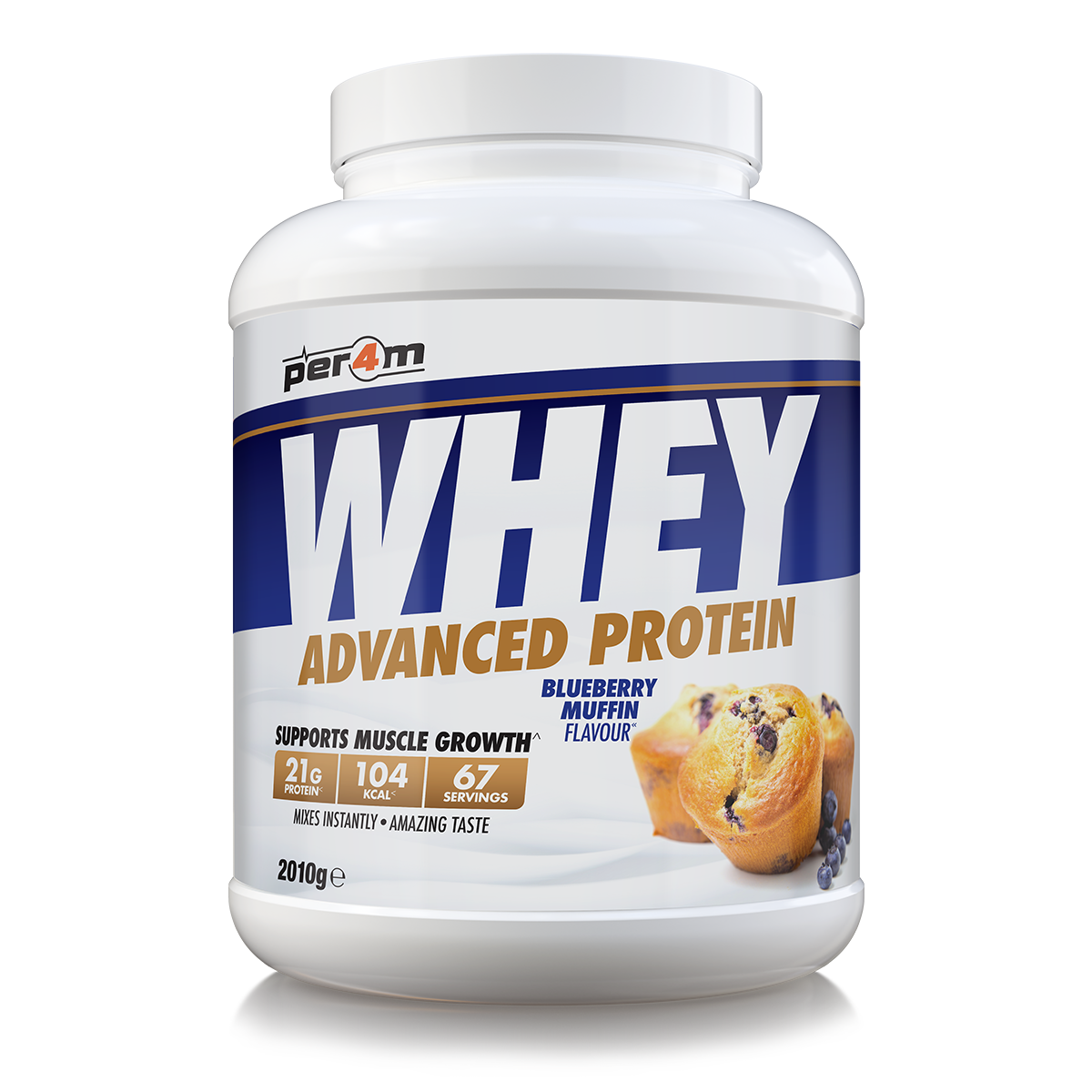 Per4m Whey Advanced Protein Powder Blueberry Muffin 2kg