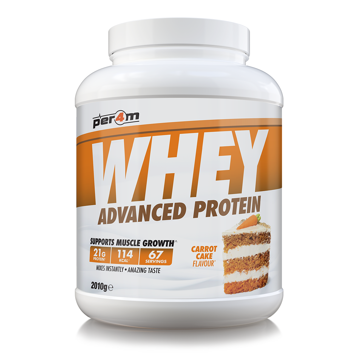 Per4m Whey Advanced Protein Powder Carrot Cake 2kg
