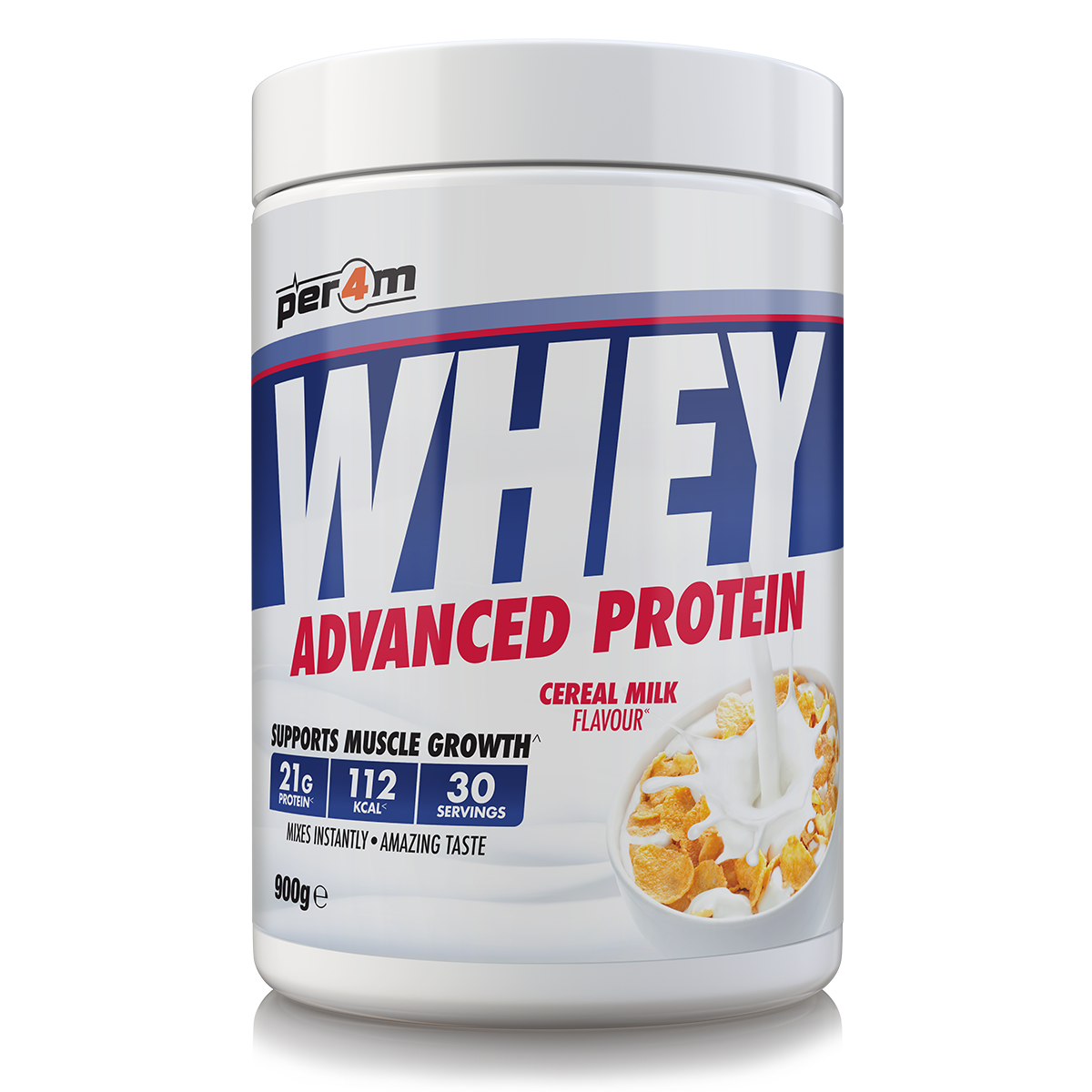 Per4m Whey Advanced Protein Powder Cereal Milk 900g