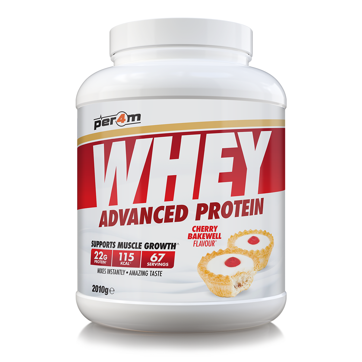 Per4m Whey Advanced Protein Powder Cherry Bakewell 2kg