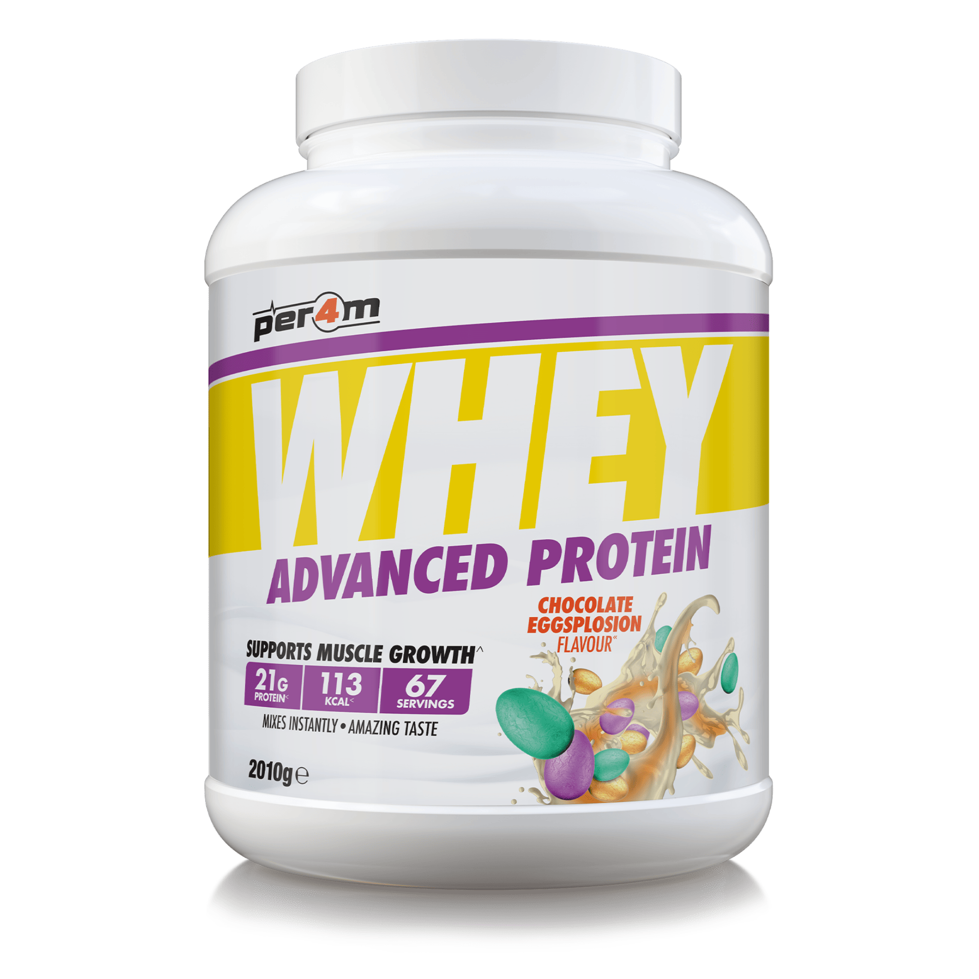 Per4m Whey Advanced Protein Chocolate Eggsplosion 2kg (67 Servings)
