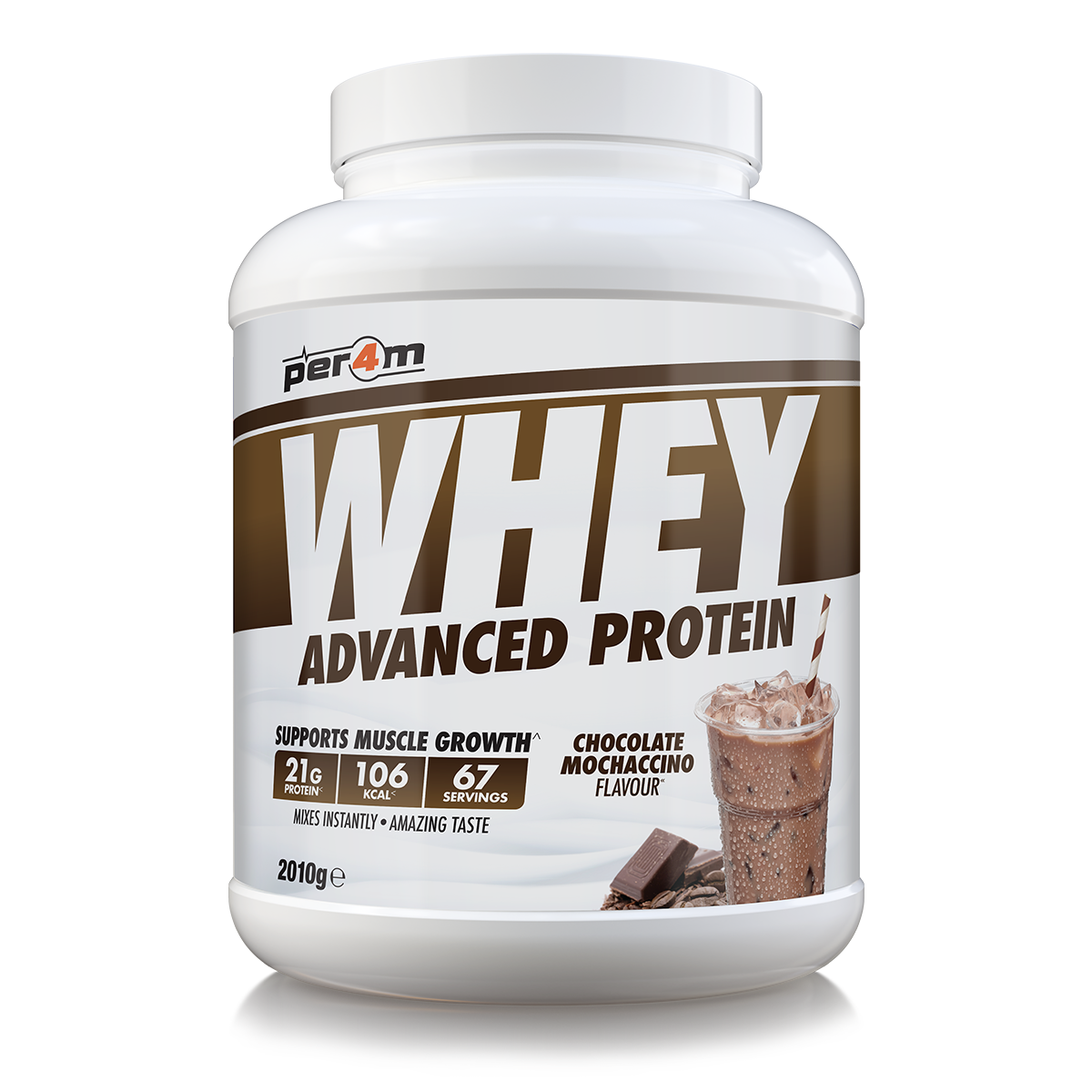 Per4m Whey Advanced Protein Powder Chocolate Mochaccino 2kg