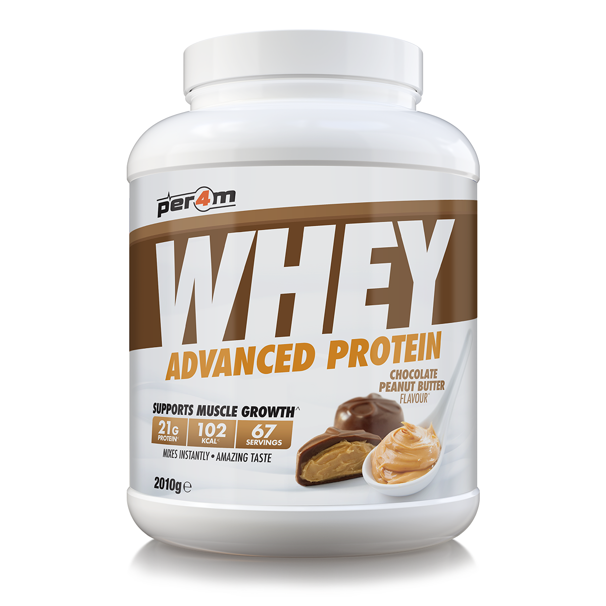Per4m Whey Advanced Protein Powder Chocolate Peanut Butter 2kg