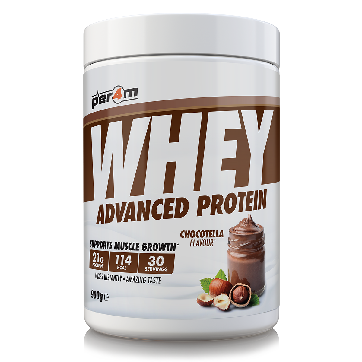 Per4m Whey Advanced Protein Powder Chocotella 900g