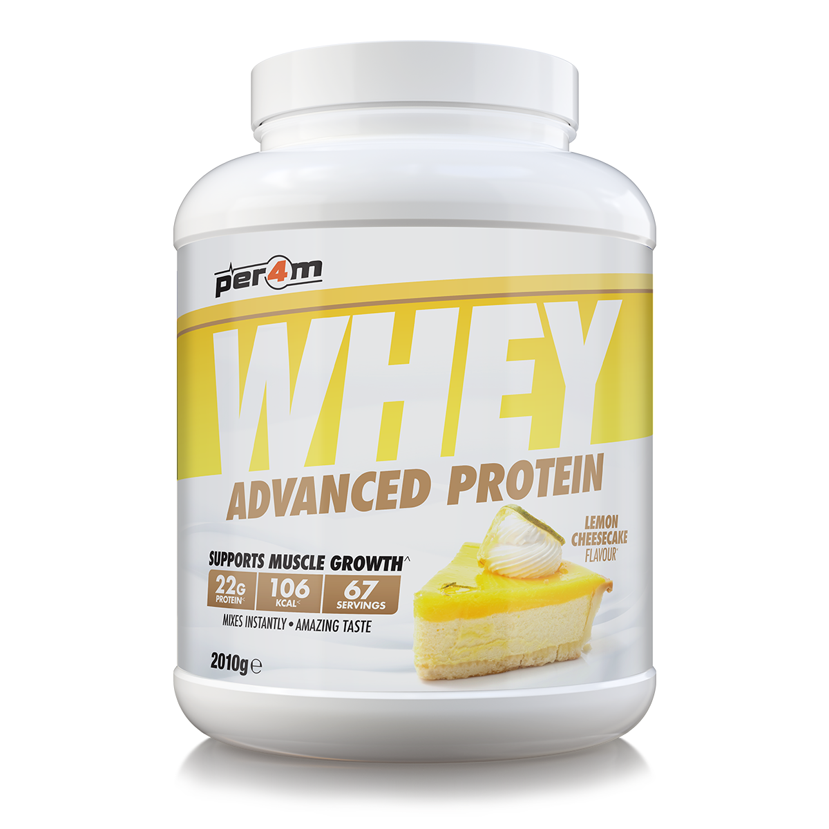 Per4m Whey Advanced Protein Powder Lemon Cheesecake 2kg