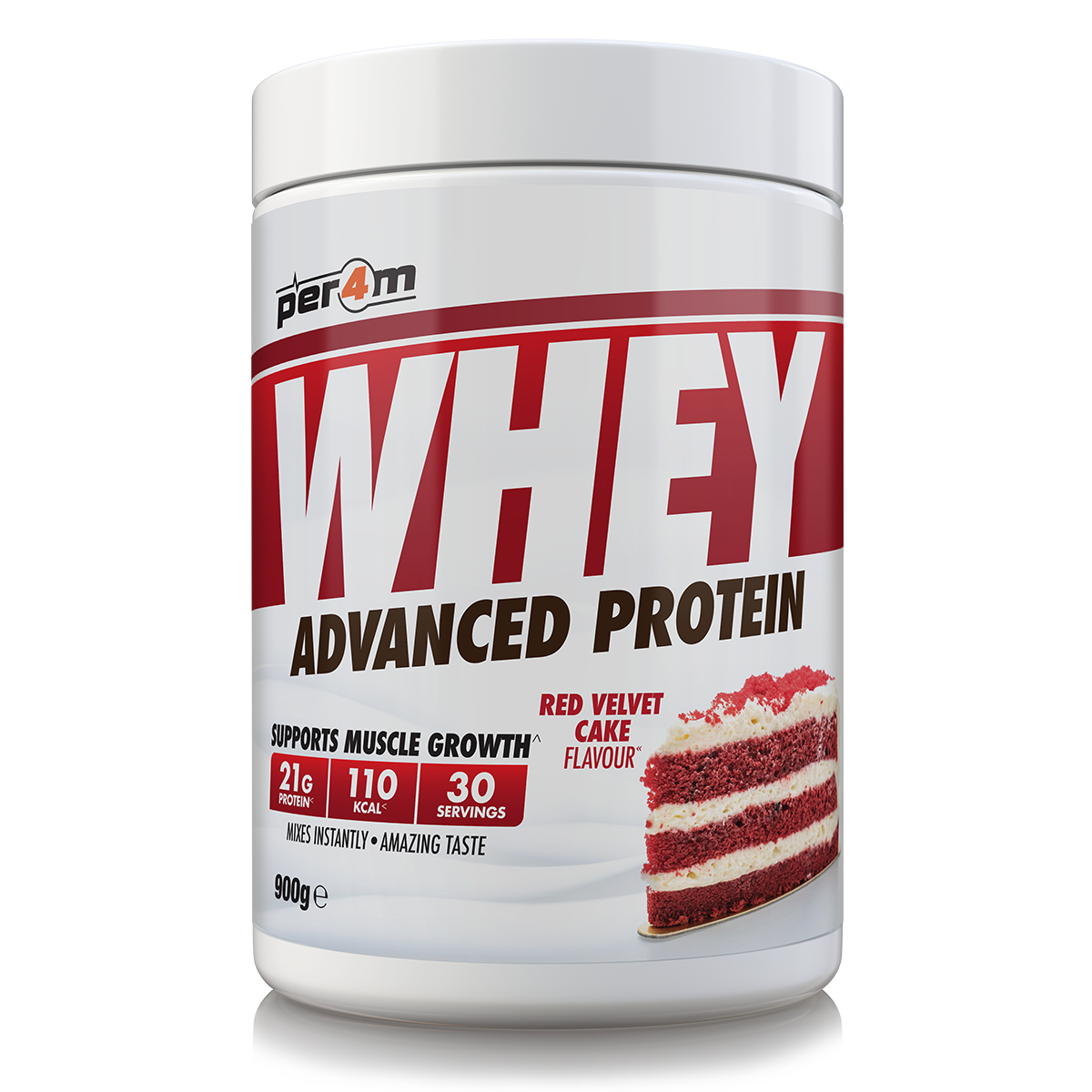Per4m Whey Advanced Protein Powder Red Velvet Cake 900g