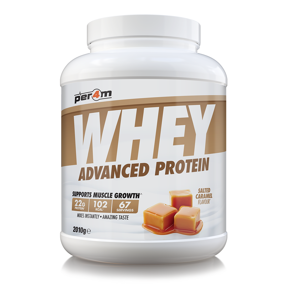 Per4m Whey Advanced Protein Powder Salted Caramel 2kg