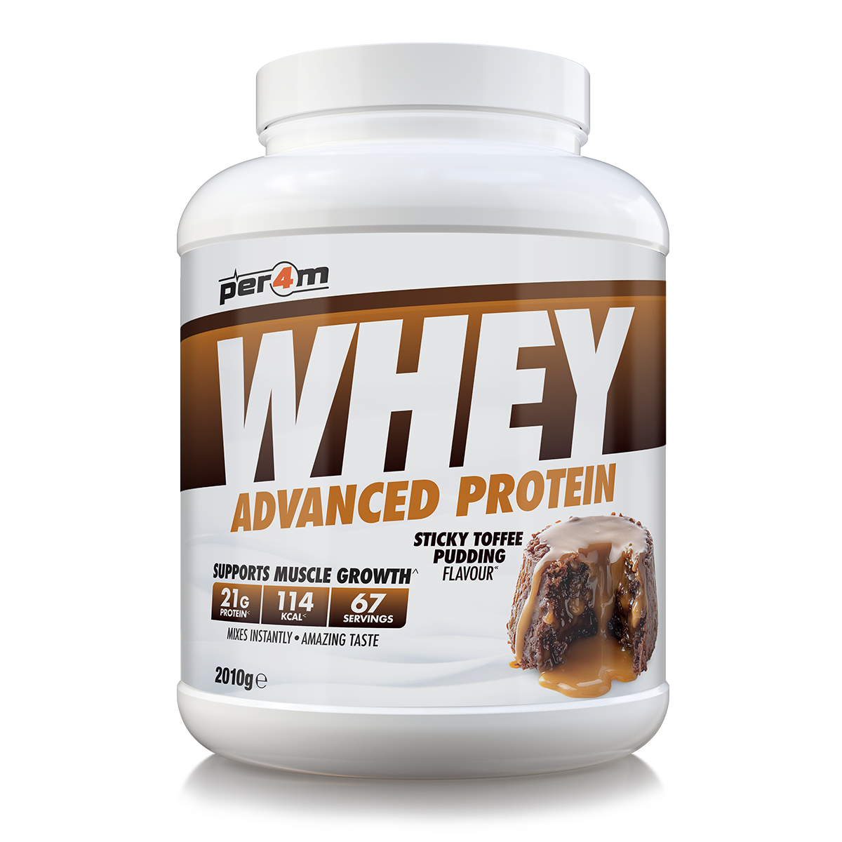 Per4m Whey Advanced Protein Powder Sticky Toffee Pudding 2kg