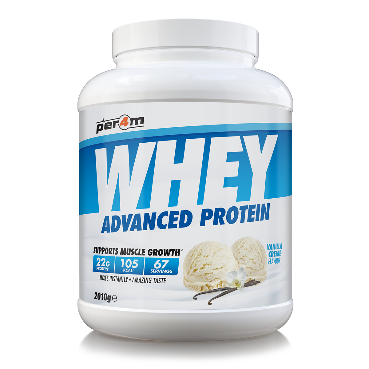 Per4m Whey Advanced Protein Powder Vanilla Creme 2kg