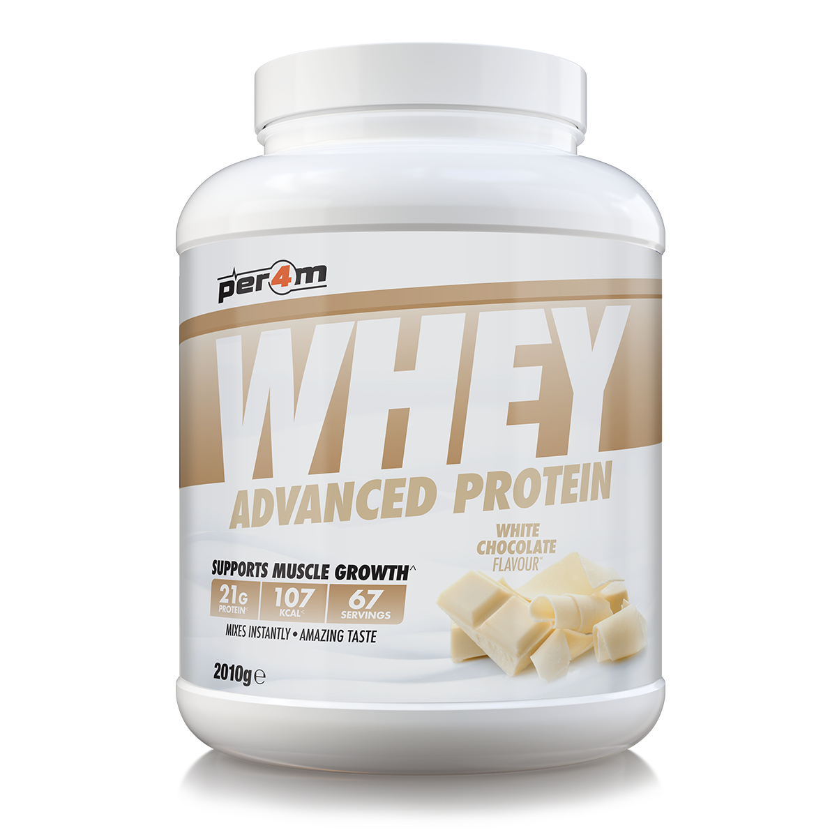 Per4m Whey Advanced Protein Powder White Chocolate 2kg