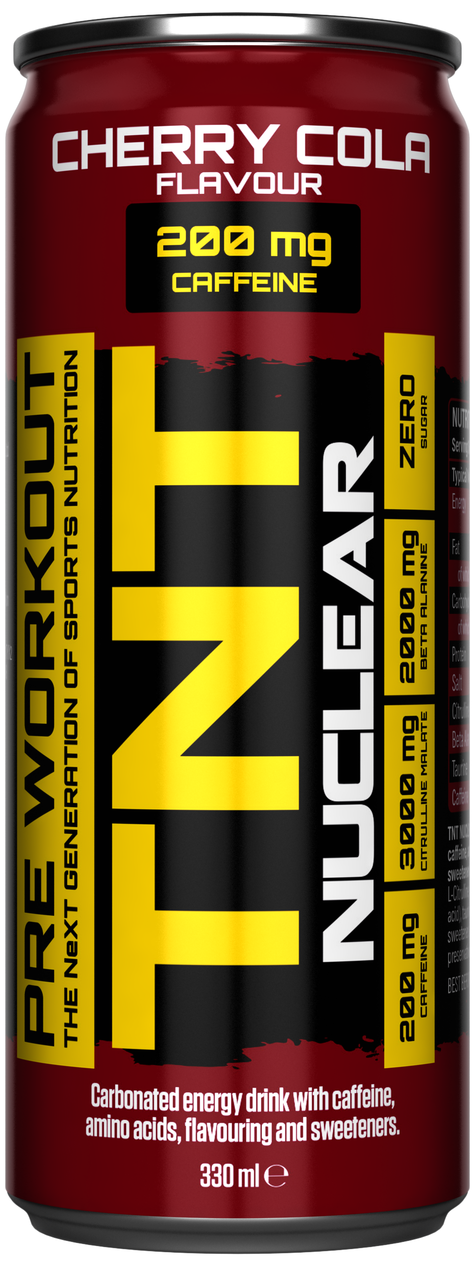 NXT Nutrition TNT Nuclear Energy Drink Cherry Cola Single Can