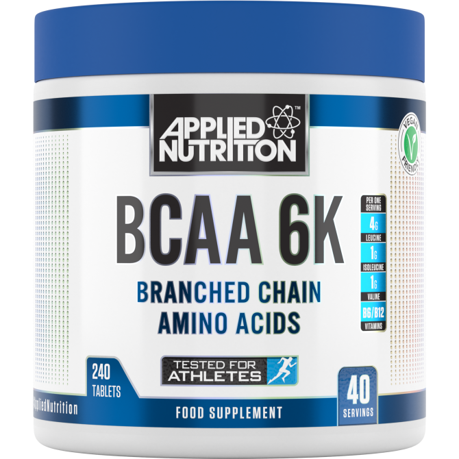 Applied Nutrition BCAA 6K (240 Tablets / 40 servings)