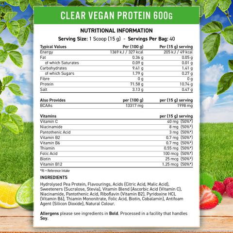Applied Nutrition Clear Vegan Protein (40 Servings)