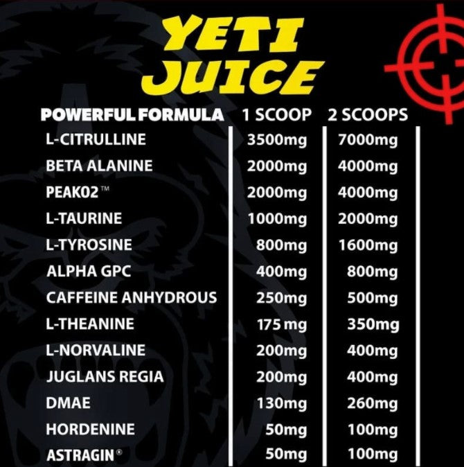 Gorilla Alpha Yeti Juice
