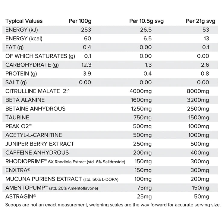 HR Labs Defib v3 Pre-Workout (20/40 Servings) 420g
